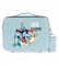 Joumma Bags Trousse de toilette adaptable ABS Mickey Crew Love bleu clair -29x21x15cm