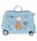 Joumma Bags Children's suitcase 2 multidirectional wheels Before the Bloom Aristogatos blue -38x50x20cm