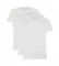 Tommy Hilfiger Pack de 3 Camisetas CN de Manga Corta blanco