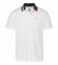 Tommy Hilfiger TJM Flag Neck white polo shirt
