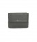 Pepe Jeans Middle leather wallet grey -11 x 8 x 1 cm 