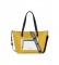 Lois Neacola shopping bag mustard -41-29x27x12cm