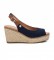 Refresh Sandals 079607 navy blue -Height heel 9 cm