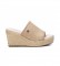 Refresh Sandals 079785 beige -Height heel 9 cm