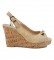 Laura Biagiotti Wedge sandals 6046 brown-height wedge: 10cm