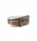 Lumberjack Cinturón de piel LK2702 marrón