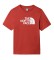 The North Face Easy T-shirt red
