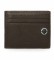 Pepe Jeans Pepe Jeans Badge Leather Card Holder Brown