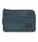 Pepe Jeans Pepe Jeans Chief Blue leather wallet with card holder