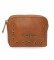 Pepe Jeans Pepe Jeans Camper brown round coin purse