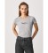 Pepe Jeans T-shirt gris New Virginia Ss N