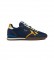 Pepe Jeans Holland Retro navy leather sneakers