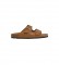 Pepe Jeans Brown Bio Suede Leather Sandals