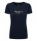 Pepe Jeans T-shirt de Lycra azul-marinho New Virginia
