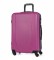 ITACA Caixa de 4 Rodas Mdia 71160 fcsia, antracite -65x44x24cm