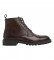 Pepe Jeans Brown Logan Leather Ankle Boots