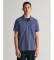Comprare Gant Polo piqué Shield vestibilità regolare blu