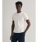 Comprare Gant T-shirt bianca con scudo slim fit