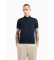 Comprare A|X Armani Exchange Polo in maglia blu navy