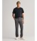 Comprare Gant Pantaloni chino slim fit in twill grigio
