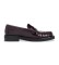 Comprar Tommy Hilfiger Mocassins abertos em pele cor de vinho