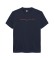 Køb Tommy Jeans T-shirt med marineblÃ¥ lineÊrt logo