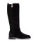 Comprar Tommy Hilfiger Botas de couro de camurça preta