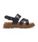 Comprare Timberland Sandali con cinturino posteriore in pelle nera Clairemont Way