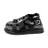 Acheter Karl Lagerfeld Sandales en cuir noir