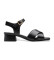 Comprar Clarks Sandálias de couro Serina35 Cross preto