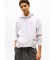Buy Tommy Jeans Grey brushed fleece hooded sweatshirt with hood