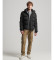Køb Superdry Everest Quiltet jakke med hÊtte, sort