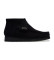 Acheter Clarks Bottines en cuir Wallabee noir