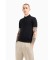 Buy A|X Armani Exchange Black knitted polo shirt