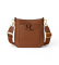 Comprar Lauren Ralph Lauren Bolsa de ombro pequena de couro Cameryn em couro castanho