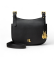 Køb Lauren Ralph Lauren Marcy medium crossbody-taske i læder, sort