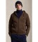 Kaufen Polo Ralph Lauren Doppelt gestricktes Sweatshirt mit braunem Reißverschluss