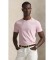 Buy Polo Ralph Lauren Custom Slim Fit knitted T-shirt light pink