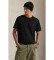 Buy Polo Ralph Lauren Classic Fit heavy knitted T-shirt black