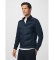 Kopen Hackett London Sonic Hybride Jas marine