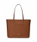 Acheter Lauren Ralph Lauren Sac fourre-tout en cuir croisé Karly marron
