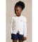 Acheter Polo Ralph Lauren Cardigan en coton à mailles en huit, blanc