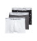 Comprar Polo Ralph Lauren Conjunto de 3 cuecas clássicas de algodão branco, cinza, preto