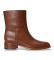 Acheter Lauren Ralph Lauren Bottines Kyle en cuir de veau marron