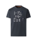 Comprar Hackett London T-shirt com gráficos em bloco e logótipo clássico em azul-marinho