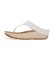 Comprare Fitflop Sandali Lulu Lux Graphic in pelle bianca