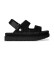 Comprare UGG Sandali Goldenstar Glide in pelle nera