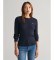 Acheter Gant Pull en tricot torsadé classique marine