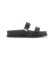 Acheter A|X Armani Exchange Sandales-sabots noires
