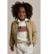Acheter Polo Ralph Lauren Veste Bayport en popeline de coton marron